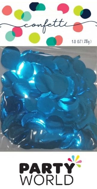 Blue Circles Foil Party Scatters 2cm (28g)