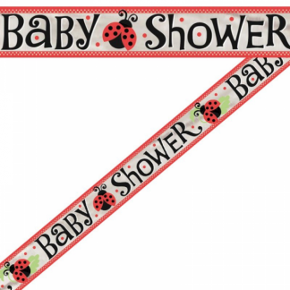 Ladybug Baby Shower Banner