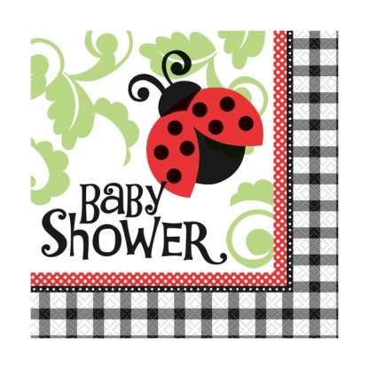 Ladybug Baby Shower Napkin (16)