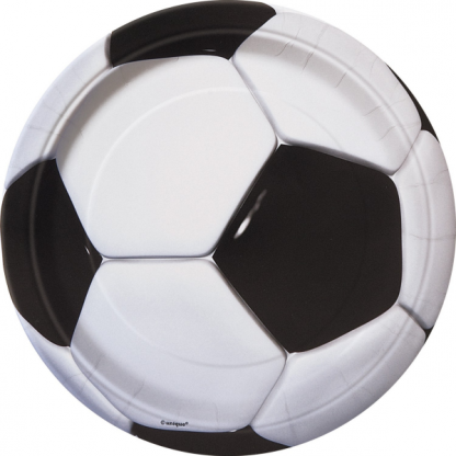 Soccer Party Side Plates (8) - 7inch