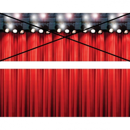 Changing Spaces Stage Curtain - Bottom - Use 2 together for correct height