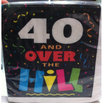 40th And Over The Hill Beverage Napkins (16)