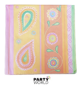 paisley napkins hippie vintage serviettes