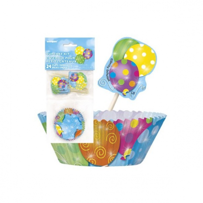 Balloon Detail Cupcake Kit (24pk)