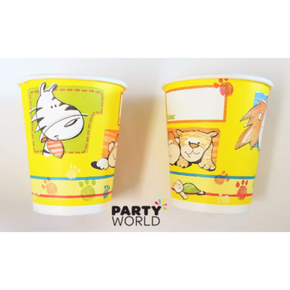 Jungle African Animal Paper Cups (10)