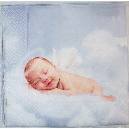 Baby Angel Cloud Luncheon Napkins (20)