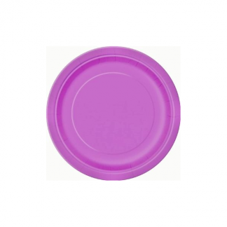 Pretty Purple Paper Plates 7in (8)