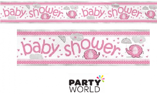 umbrellaphant baby shower banner