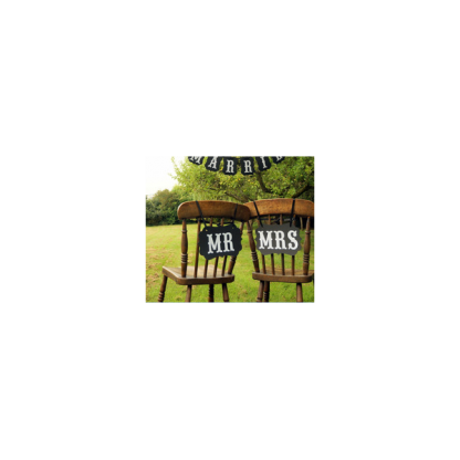 MR & MRS Photo Both Signs / Chair Signs - seconds