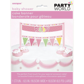Baby Shower Cake Banner - GIRL