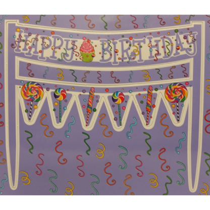 Happy Birthday Cake Banner - Sweets