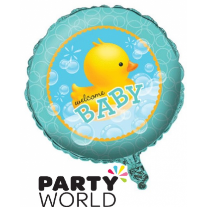 Bubble Bath Foil Balloon - Baby shower welcome baby