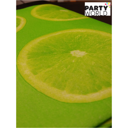 Lime Airlaid Paper Table Cover - Small