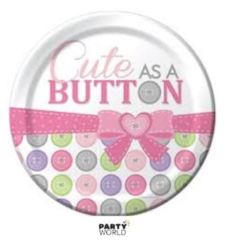 cute as a button plates