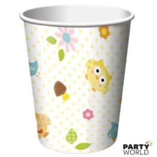 woodland party paper cups