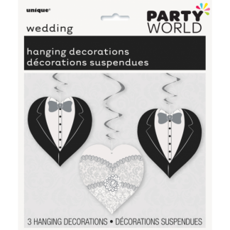 Wedding Swirls Hanging Decorations (3)