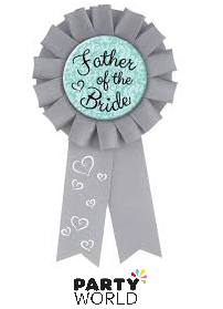 father of the bride badge