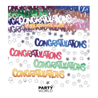 Congratulations Foil Confetti Multicolour (12g)