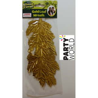 Gold Leaf Wreath Headband