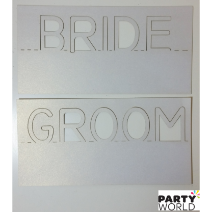 Bride & Groom Place Cards