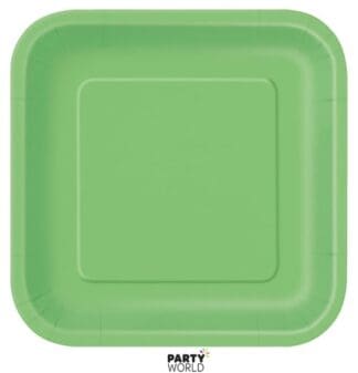 green square plates