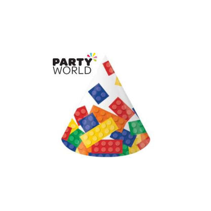 Lego Block Party Hats (8pk)