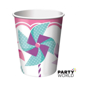 Pinwheel Paper Cups (8pk)