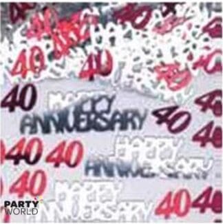 40th anniversary confetti