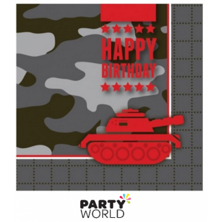 Operation Camouflage Birthday Luncheon Napkins (18)