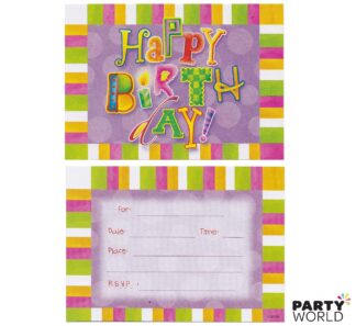 birthday design party invites