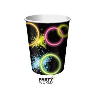 Glow Party Paper Cups (8)