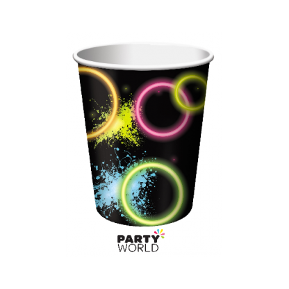 Glow Party Paper Cups (8)