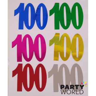 100th Foil Cutouts (12)