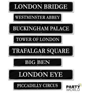 london street signs