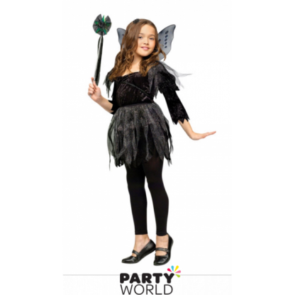 Black Fairy Kids Costume