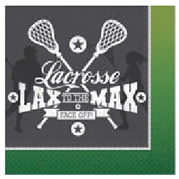 lacrosse napkins sport themed party supplies nz
