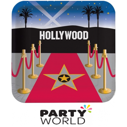 Reel Hollywood Square Paper Plate (8)