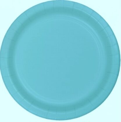 island blue paper plates