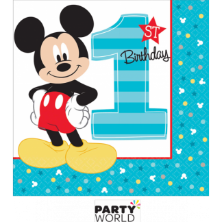 Mickey's Fun To Be One Beverage Napkins (16)