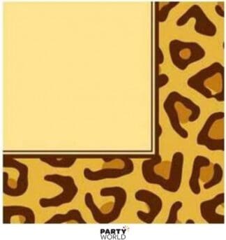 leopard print napkins