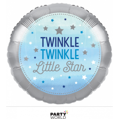 Twinkle Twinkle Little Star Foil Balloon 18in