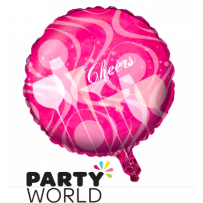 Cheers Foil Balloon - Pink