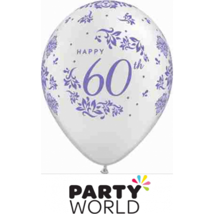60th Latex Balloons (5)