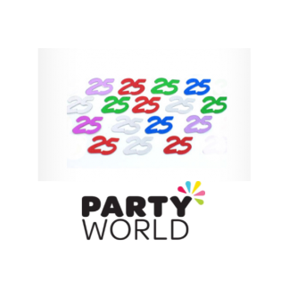 25th Celebration Scatters - Multicoloured