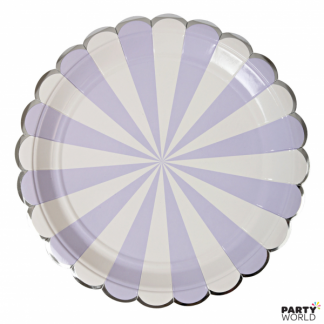 Meri Meri Toot Sweet Lavender Paper Side Plates 7in (8)