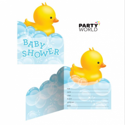 Bubble Bath Baby Shower Invitations (8)