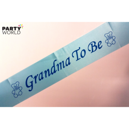 Grandma To Be Sash - Blue