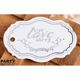 Our Love Story Wedding Gift Tags (100)