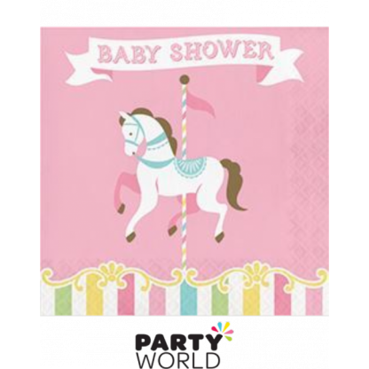 Carousel Baby Shower Luncheon Napkins (16)