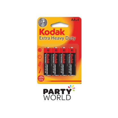 Batteries AA Extra Heavy Duty (4)
